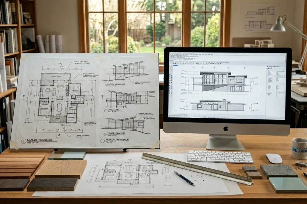 Residential duplex architectural design and space planning in BC