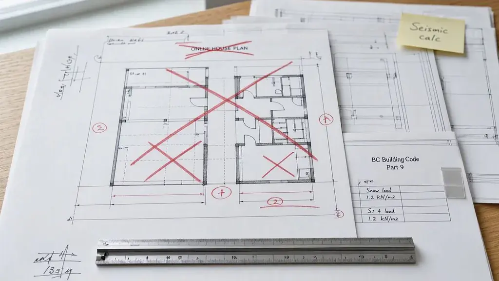 Why Stock House Plans Fail BC Building Code