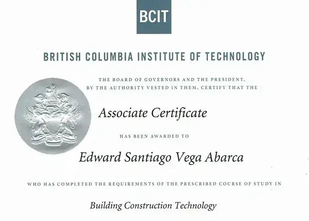 Building Construction Technology Certificate